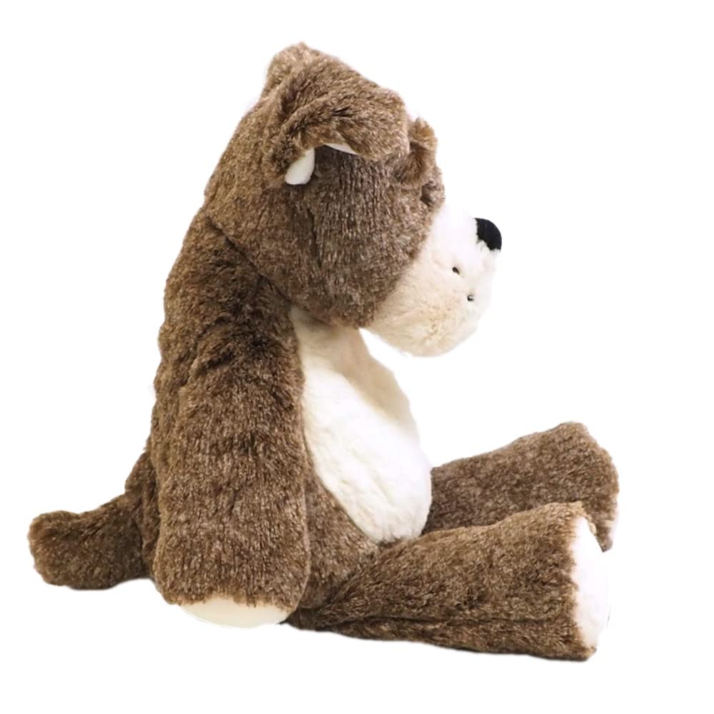 Mary Meyer Marshmallow Zoo Bradley Bulldog weighted bum detail, adds comforting heft for cuddles
