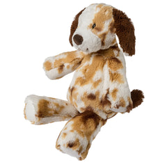 Mary Meyer Marshmallow Zoo S'mores Puppy weighted bum and feet for cuddling