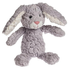 Mary Meyer Shadow Putty Bunny closeup highlights soft textures for tiny fingers.