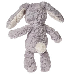 Mary Meyer Shadow Putty Bunny fabric nose detail ideal for gentle play.