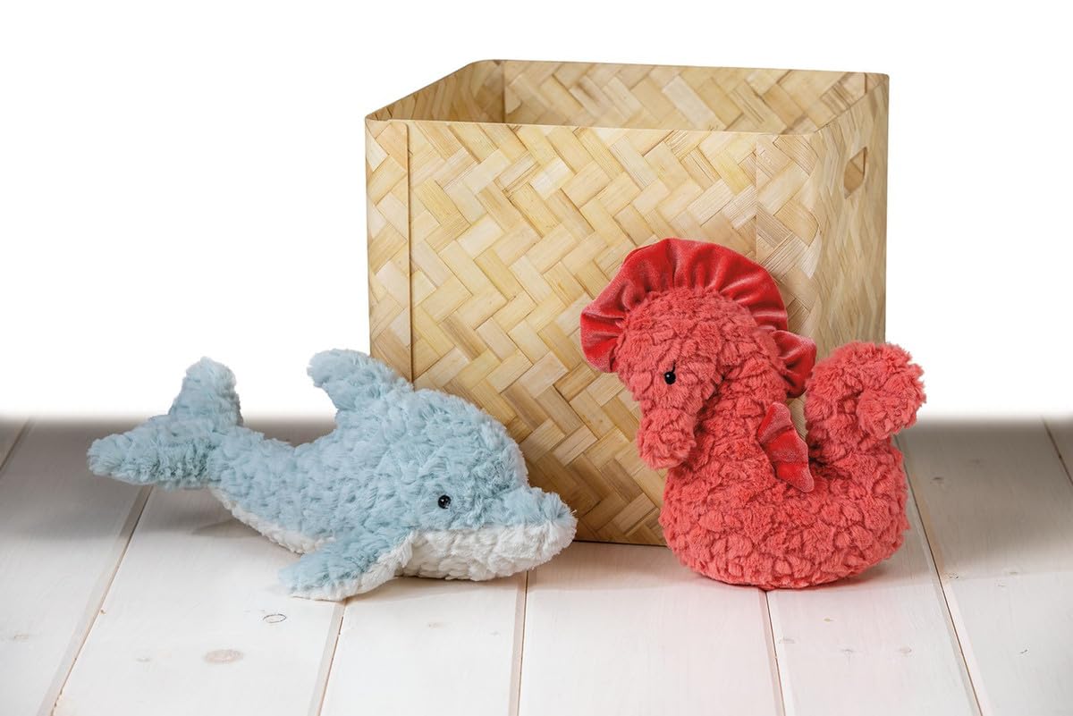 Mary Meyer Putty Coral Seahorse 12 inch size invites easy cuddling