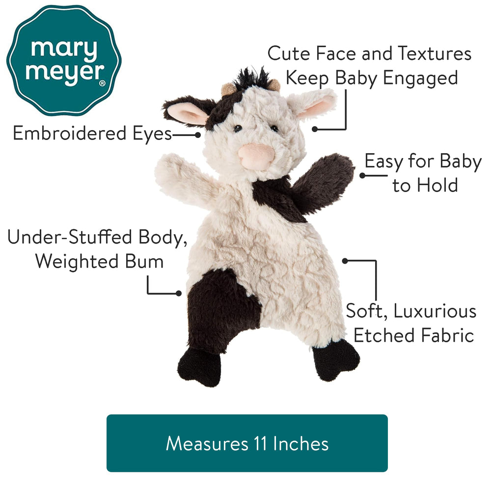 Mary Meyer Putty Cow Lovey textured fabric feels ultra-soft.