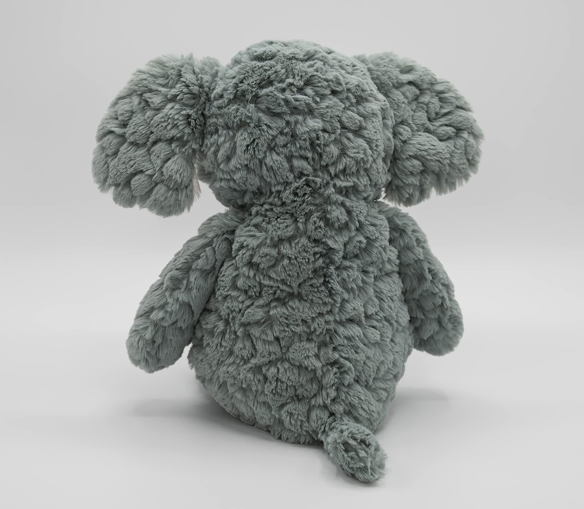 Mary Meyer Putty Elephant textured fabric detail enhances tactile play