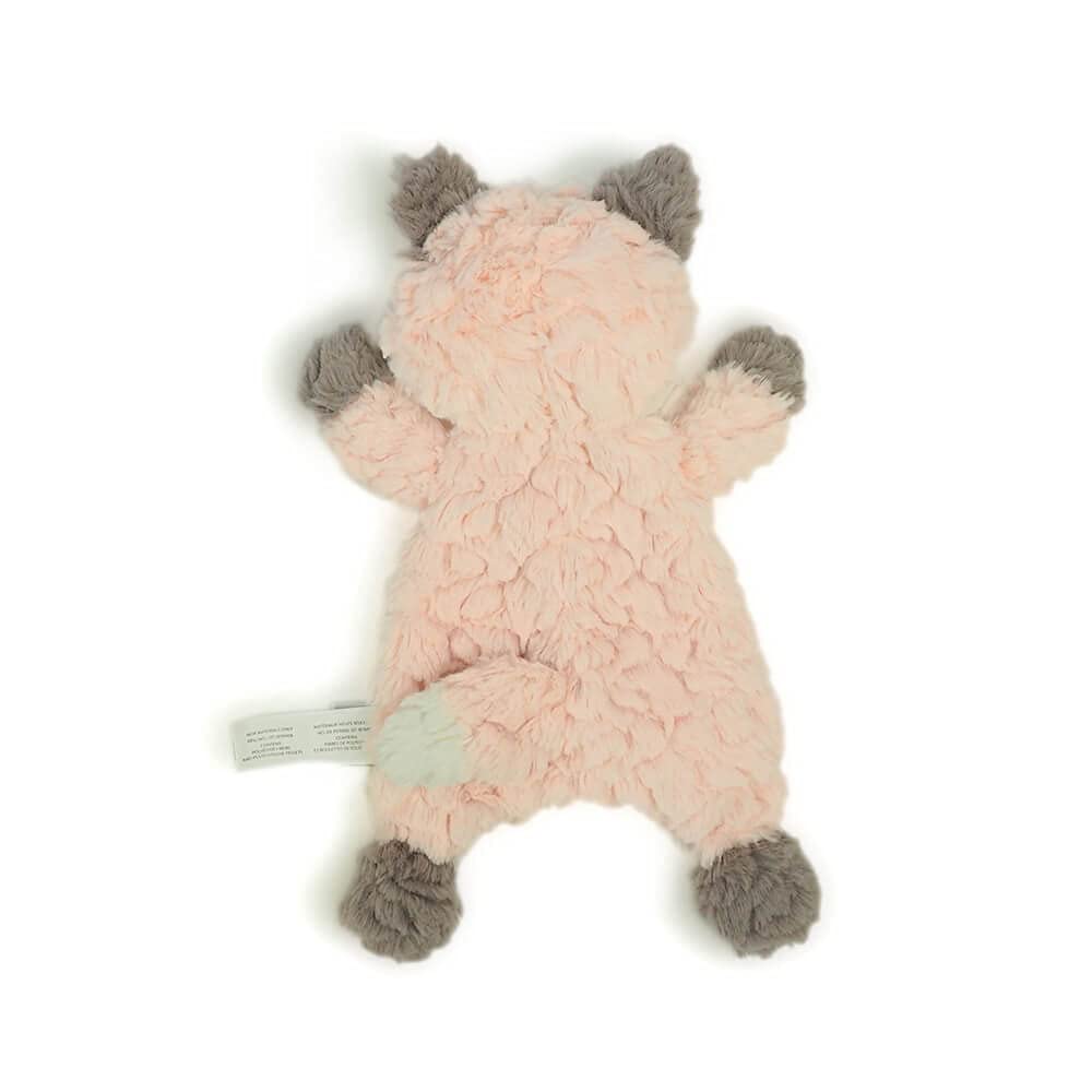 Weighted bum and floppy, under-stuffed body encourage tiny hands to explore.