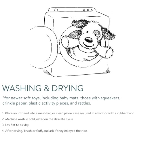 Mary Meyer Putty Lamb is machine washable for easy cleaning
