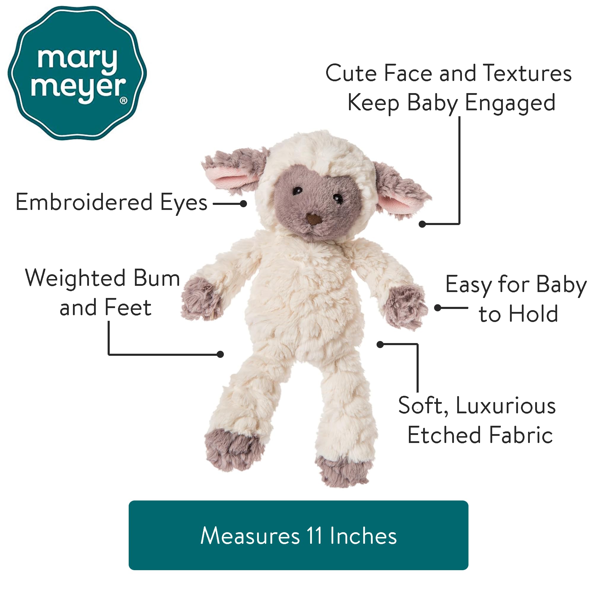 Putty Lamb shows soft textured fabric highlighting tactile comfort
