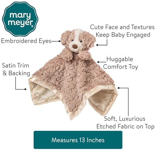 Mary Meyer Putty Nursery Hound Blanket textured fabric highlights comforting snuggles.