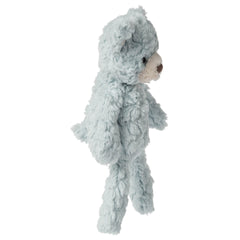 Mary Meyer Putty Seafoam Bear face detail with white face and brown nose for imaginative play.