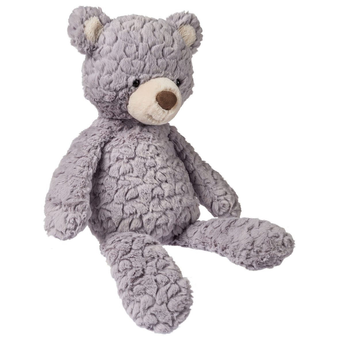 Mary Meyer Putty Shadow Bear full-body view, ideal for cuddling.