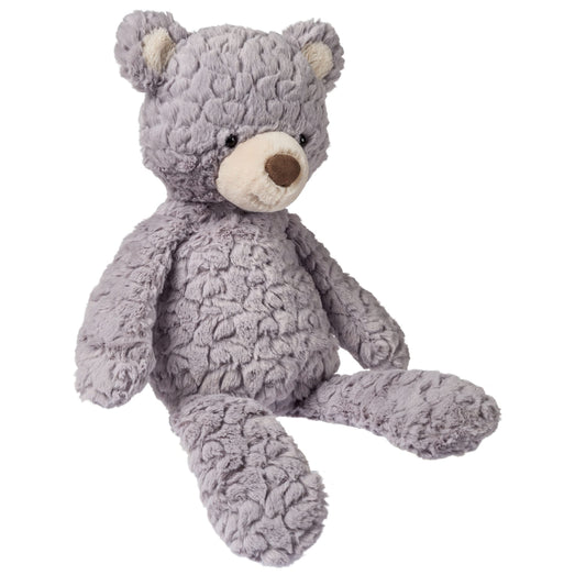 Mary Meyer Putty Shadow Bear full-body view, ideal for cuddling.