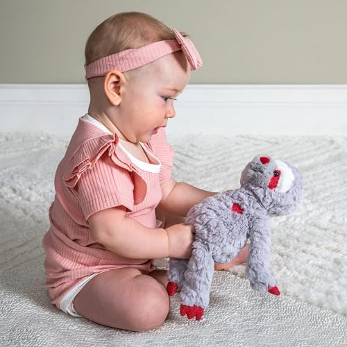 Mary Meyer Putty Sweetheart Sloth red nose detail adds character