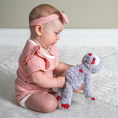 Mary Meyer Putty Sweetheart Sloth red nose detail adds character