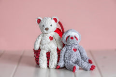 Mary Meyer Putty Sweetheart Sloth soft fabric texture invites cuddles