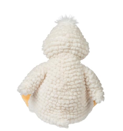 Mary Meyer Snuggables Duck plush weighted bum detail for floppy hugs.