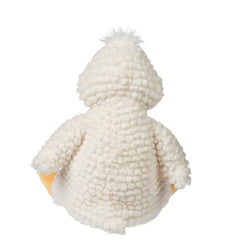 Mary Meyer Snuggables Duck plush weighted bum detail for floppy hugs.