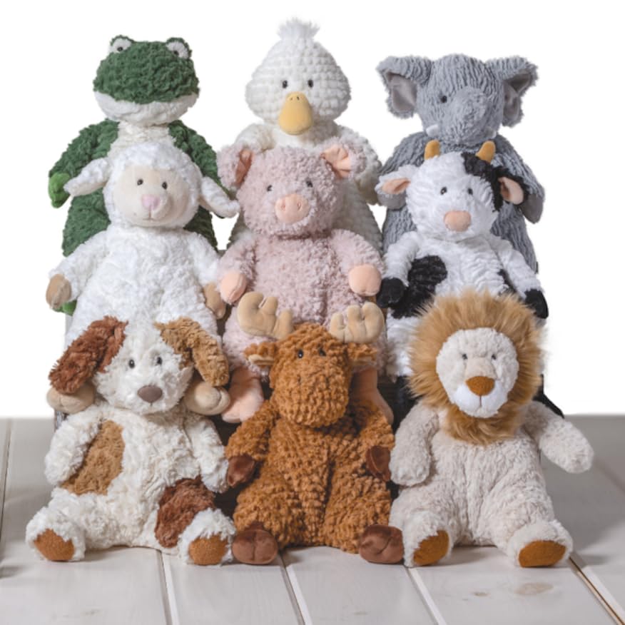 Mary Meyer Snuggables machine-washable care keeps plush toy fresh and long-lasting.