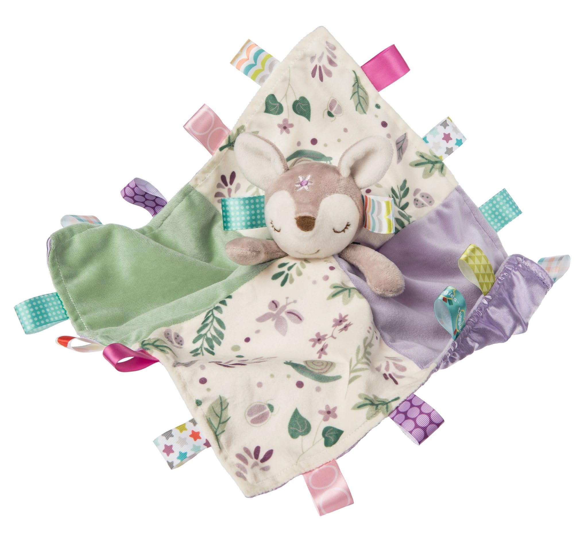 Mary Meyer Taggies Flora Fawn deer invites cuddles with soft texture.