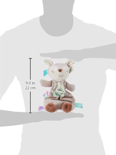 Mary Meyer Taggies Flora Fawn Lovey floral-pattern fabric adds visual appeal for baby.