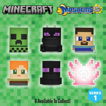 Mash'Ems Minecraft Enderman ball-pack: mysterious squishy figure