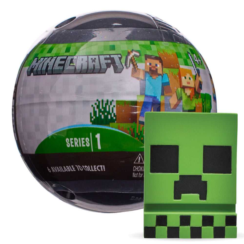 Mash'Ems Minecraft Steve ball-pack: soft squishy play made easy