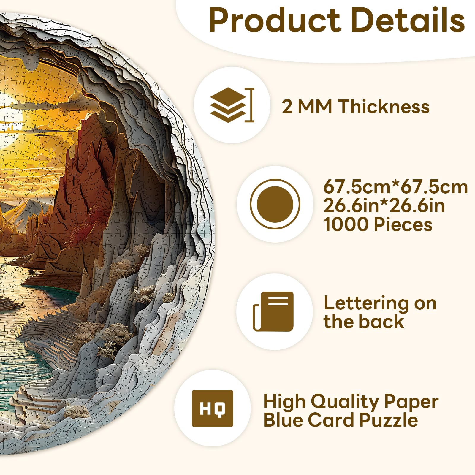 Masseruon Matte finish and smooth edges reduce glare and snags