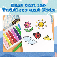 MASSRT sturdy box packaging keeps crayons organized.