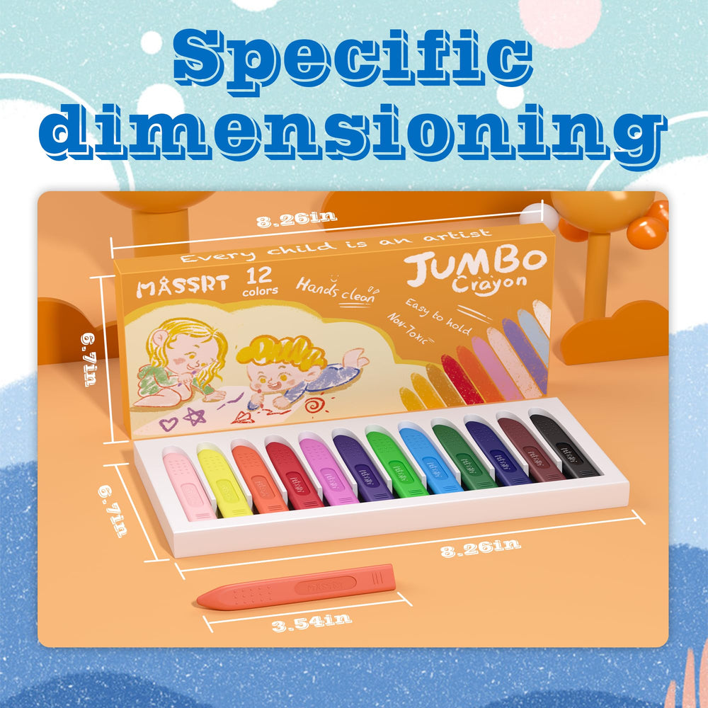 MASSRT triangular shape prevents rolling during art time.
