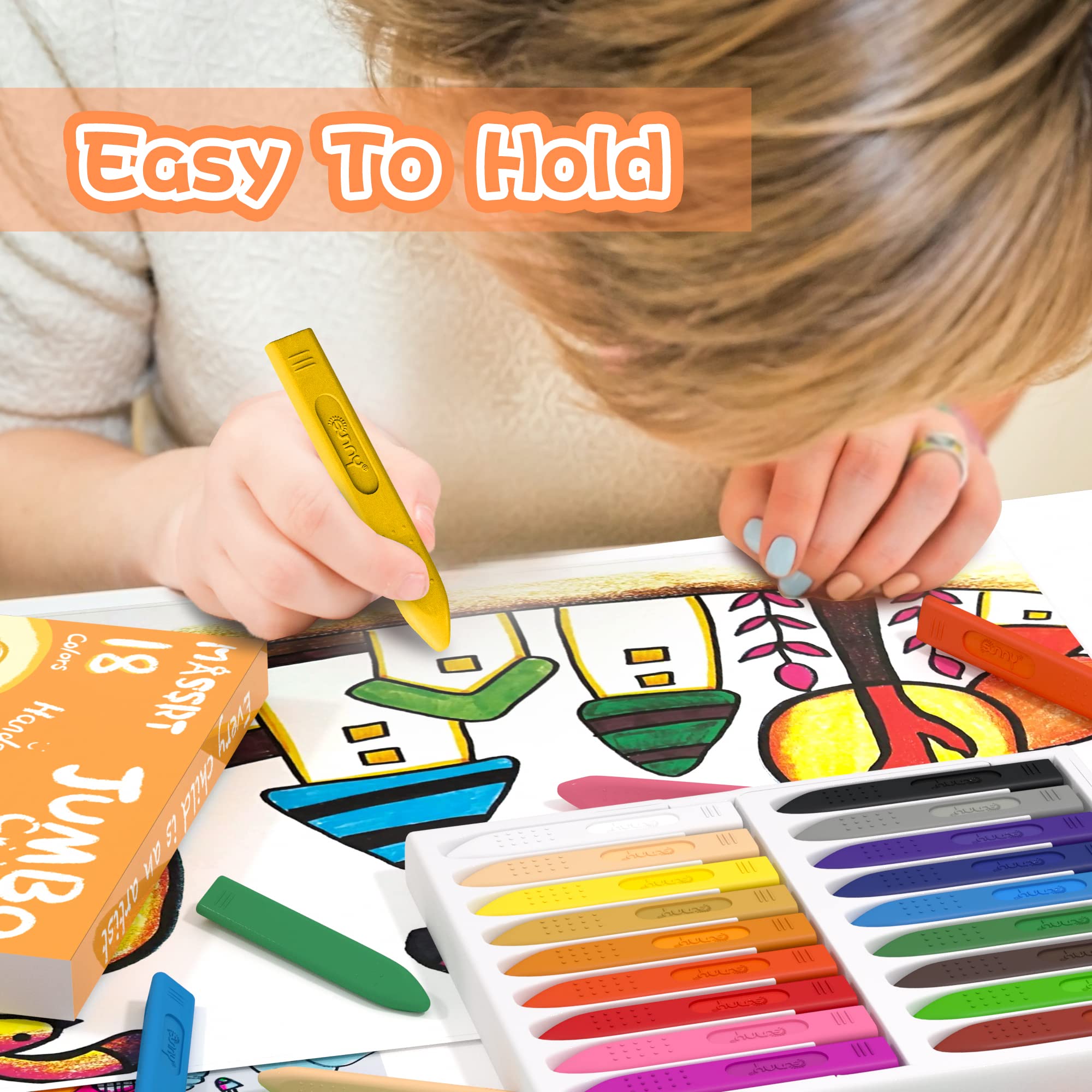 Non-toxic materials MASSRT crayons safe for kids
