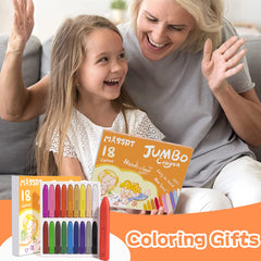 Rocket shaped grip MASSRT crayons helping tiny hands