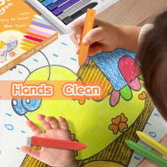 Washable colors MASSRT crayons for easy cleanup