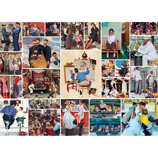 MasterPieces 1000-piece puzzle image illustrating an engaging assembly process.