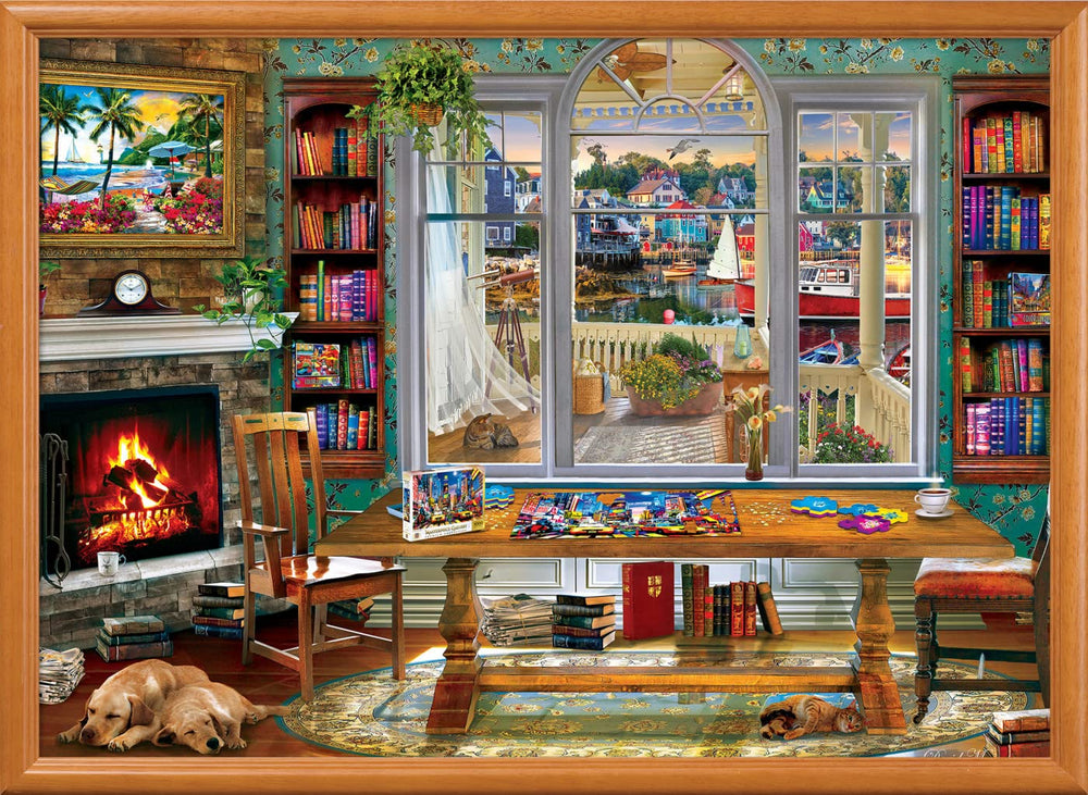MasterPieces 1000-piece puzzle offers a quality guarantee and replacement support.