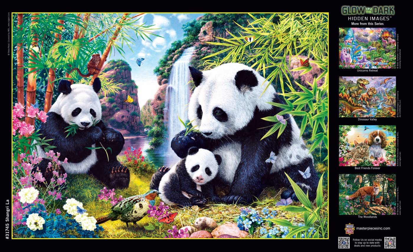 MasterPieces 500-piece puzzle with thick interlocking pieces for strong fits