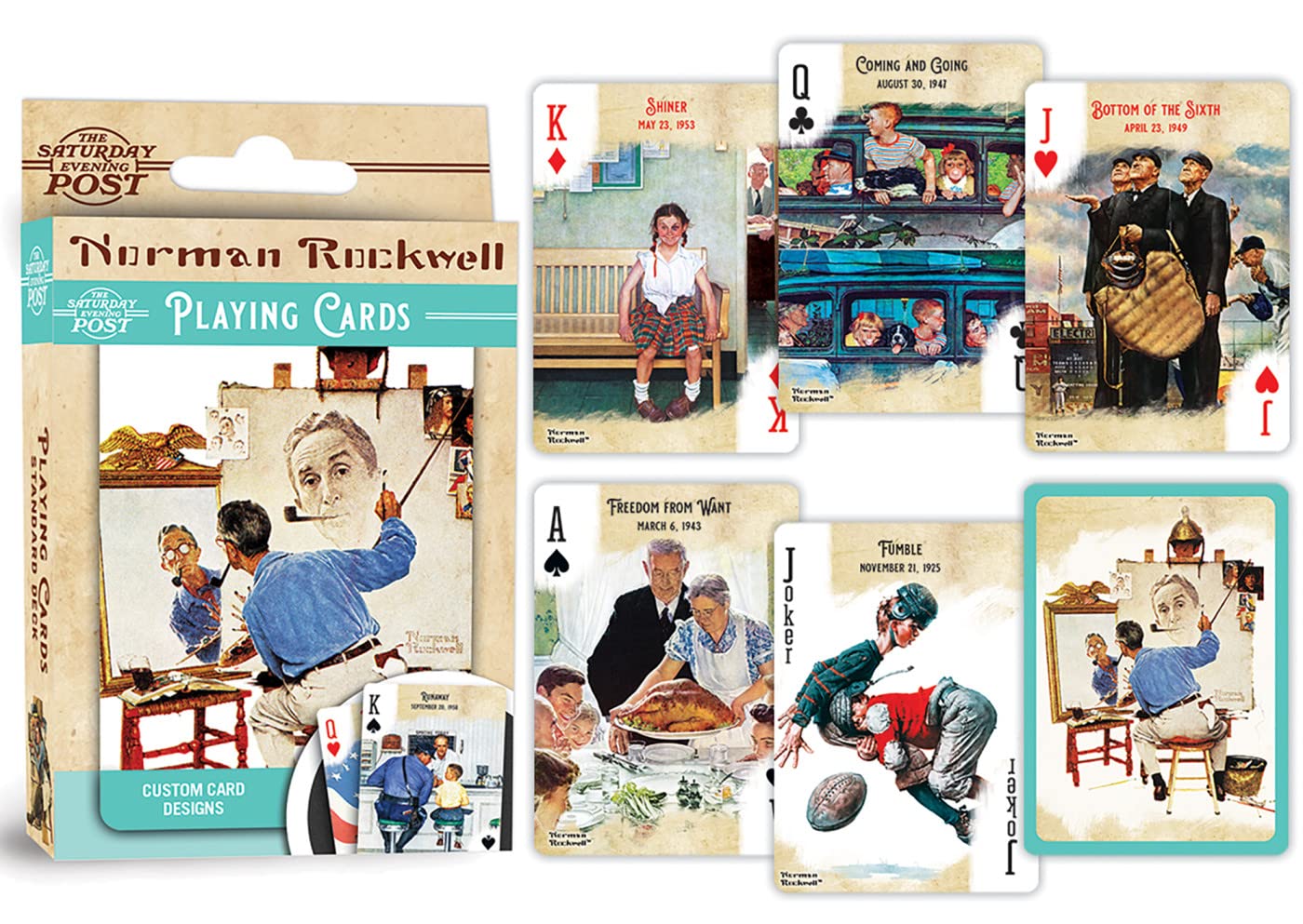 MasterPieces 54-card deck with two jokers for complete play.