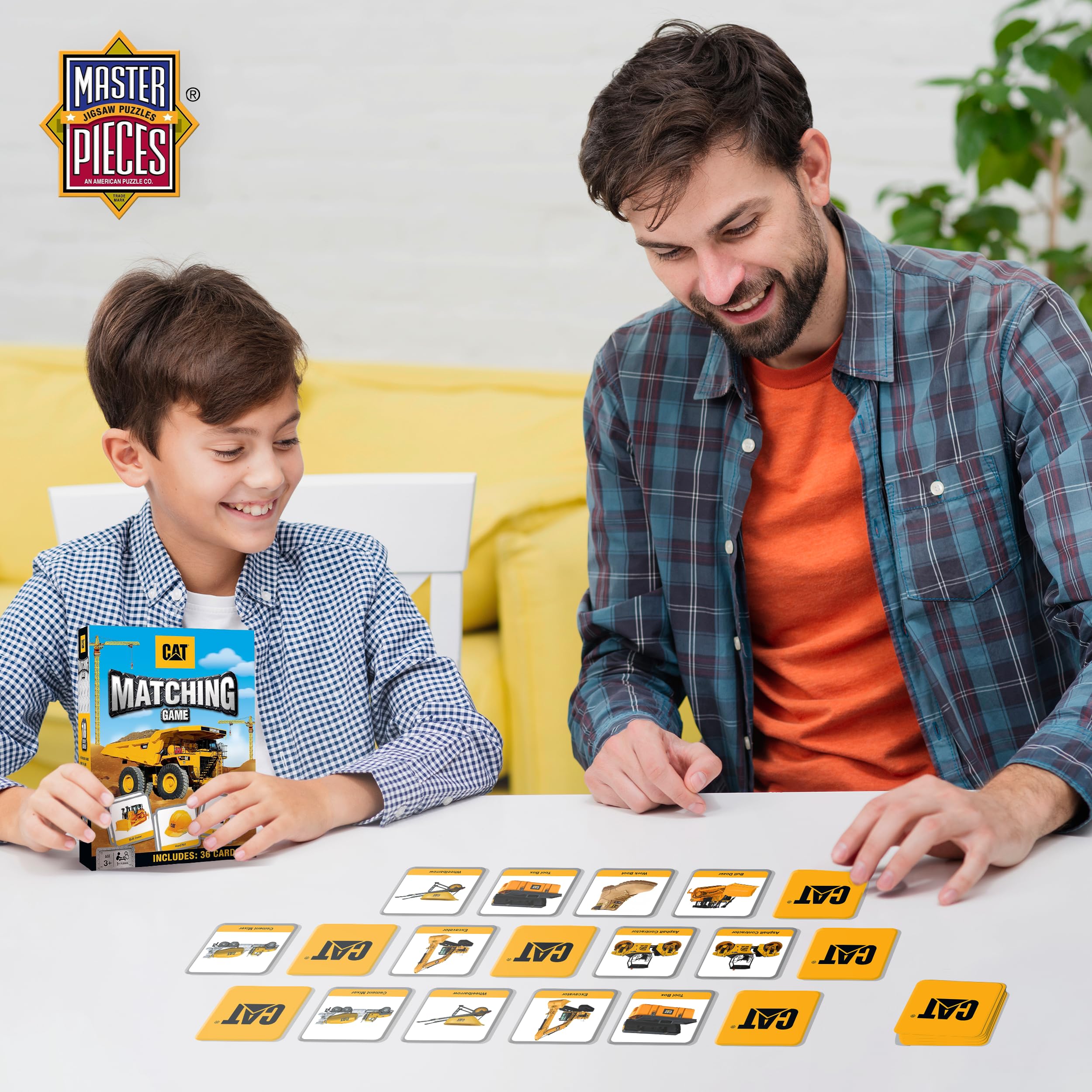 MasterPieces American puzzle and game brand, trusted quality for families.