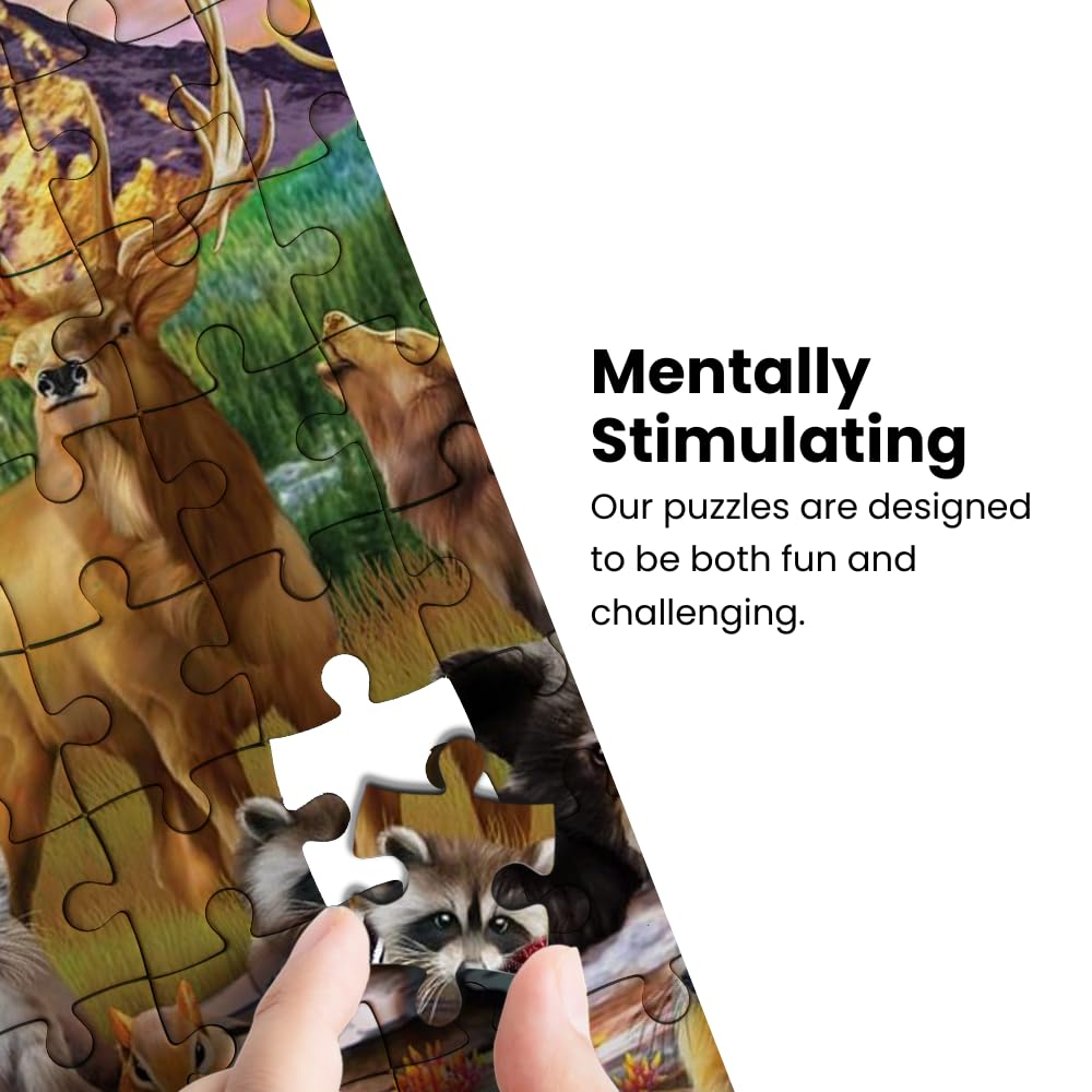 MasterPieces Audubon forest habitat scene fosters imagination and quiet concentration