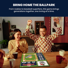 Masterpieces Baseball Dice Board Game family-friendly design for two to eight players
