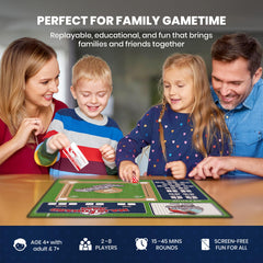 Masterpieces Baseball Dice Board Game player pawns lined up for action