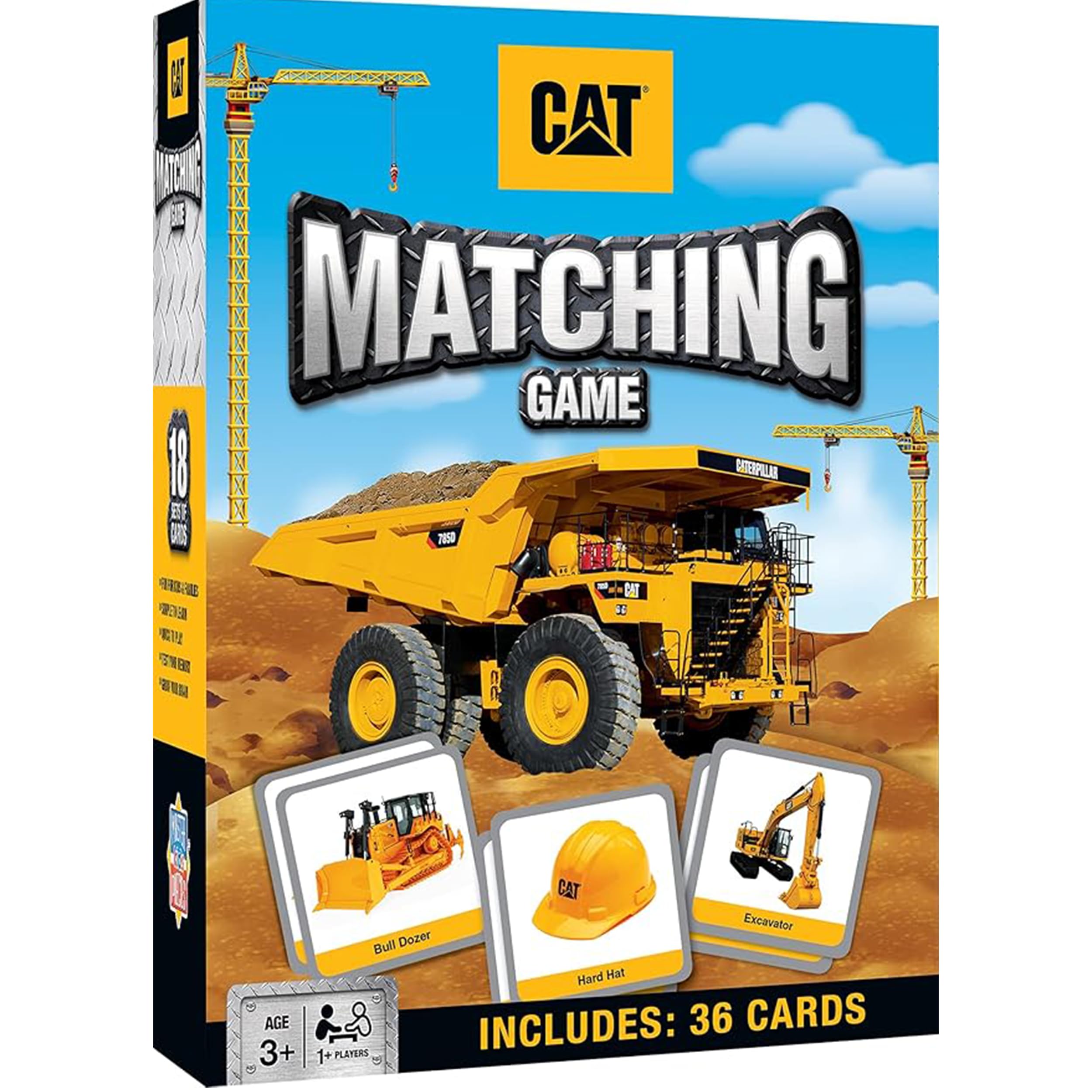 MasterPieces cat picture matching game cards, great for family game night.