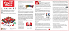 MasterPieces Coca-Cola Opoly Coke cards for engaging brand history prompts.