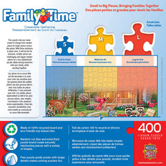 MasterPieces Creekside Gathering poster guide helps visualize progress during solving