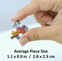 Masterpieces eco-friendly materials and soy inks support sustainable puzzling.