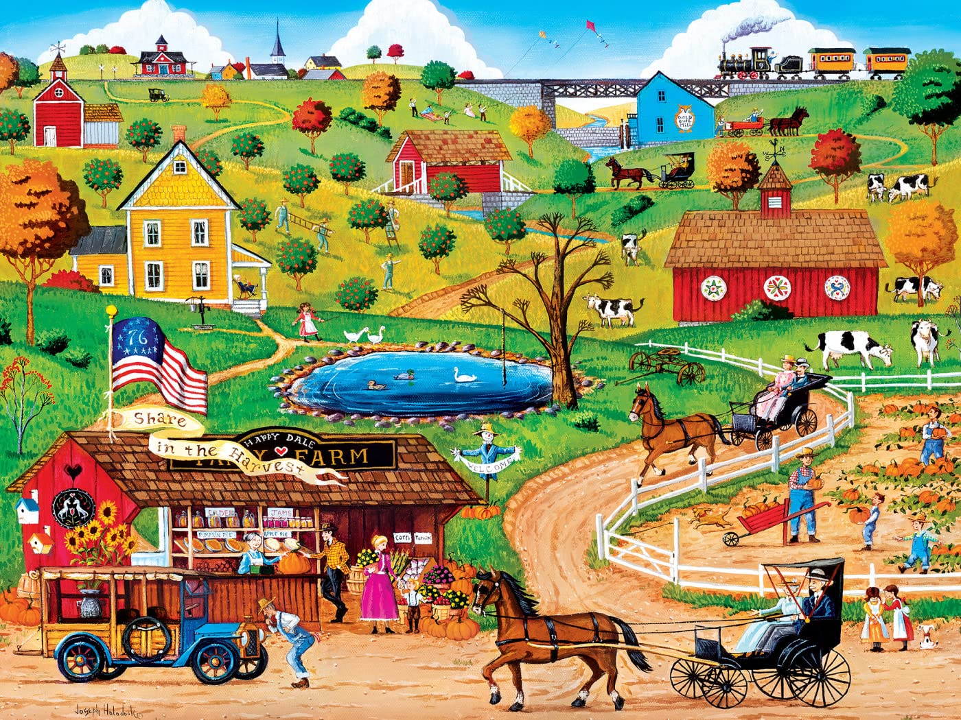 MasterPieces EZ Grip share harvest image; encourages group play and collaborative problem solving.