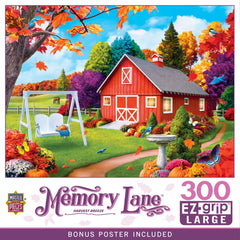 MasterPieces EZ Grip Harvest Breeze box, easy setup for family puzzle night