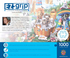 Masterpieces Laundry Day Rascals puzzle assembled image for viewing