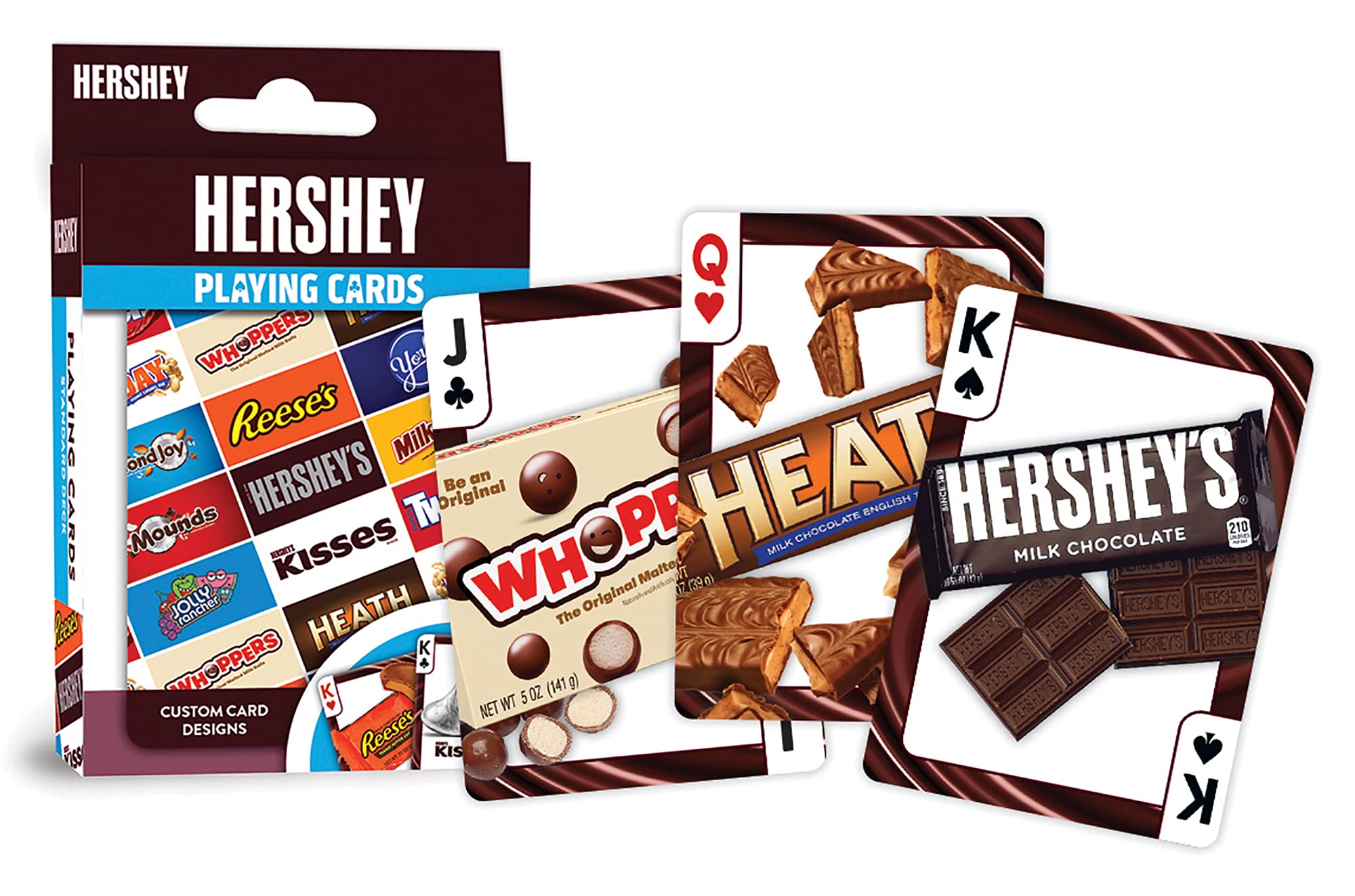 MasterPieces Hershey licensed branding ensures authentic, collectible card set