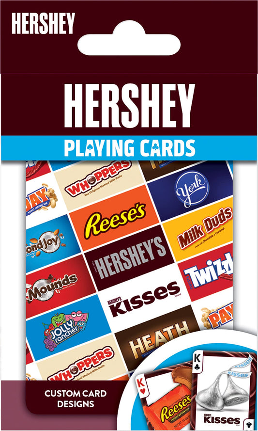 MasterPieces Hershey playing cards deck front design for collectors and casual play