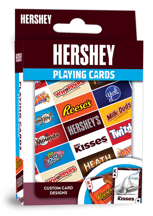 MasterPieces Hershey playing cards standard size for easy handling during games