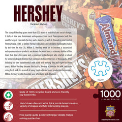 MasterPieces Hershey's Mayhem art detail highlights playful scenes to spark curiosity.