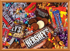 MasterPieces Hershey's Mayhem puzzle setup ready for cozy evenings.